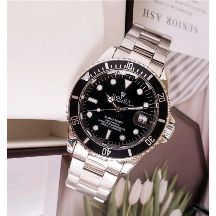 Rolex นาฬิกาข้อมือแฟชั่น สำหรับผู้ชายและผู้หญิง
