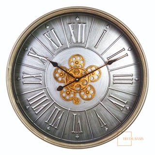 นาฬิกาเฟืองหมุน นาฬิกาตกแต่งบ้าน นาฬิกาแขวน นาฬิกาฟันเฟือง GEAR wall clock