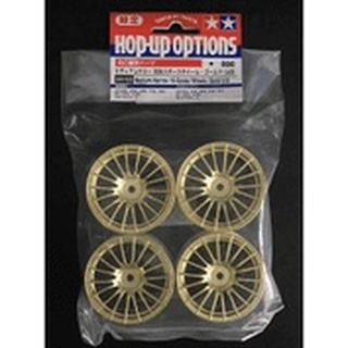 [ชุดแต่งรถบังคับ] TAMIYA 84156 M-Chassis 8-Spoke Wheel (Gold) ชุดแต่งทามิย่าแท้ rc