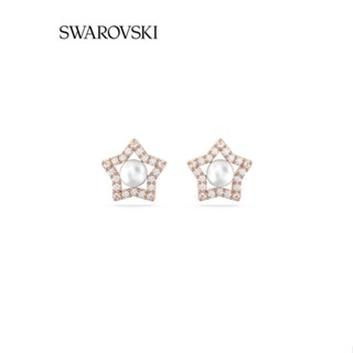 Swarovski STELLA ต่างหู จี้รูปดาว สําหรับผู้หญิง