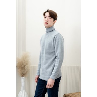 SW75 TURTLE NECKWARM SWEATER เสื้อสเวตเตอร์บุขนใส่ได้ทั้งผู้หญิงและผู้ชาย