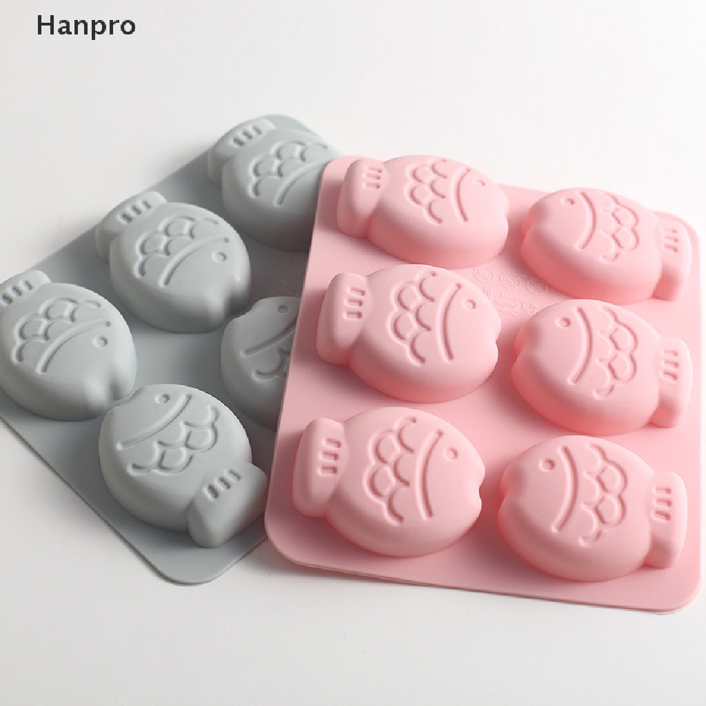 Hanpro> แม่พิมพ์ซิลิโคน รูปปลา ทรงกลม สําหรับทําสบู่ แฮนด์เมด Diy