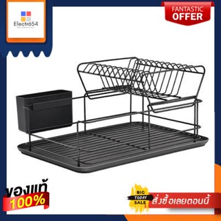 ที่คว่ำจานพร้อมถาดรอง 2 ชั้น Darco KASSA HOME รุ่น WK112305 สีดำDish drainer with 2 trays Darco  WK112305 black