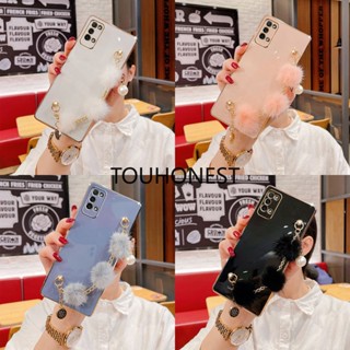 เคส Oppo Realme 7i เคส Realme C17 เคส Realme C11 เคส Realme C20 Case Realme C15 Case Realme C12 Case Realme C25 C25S Case Realme V5 Q2 Case Realme GT Neo2 Case Realme GT Neo 3T New Cute Plush Ball Pendant Phone Cover Case โทรศัพท์มือถือ ผ้ากํามะหยี่ขนนิ่ม