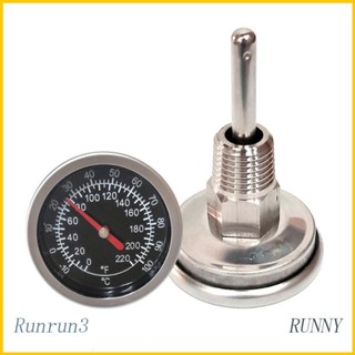 Runny แป้นหมุนกาต้มน้ํา สําหรับหม้อต้มน้ํา -10-100℃/0-220Of 1/4 NPT เครื่องวัดอุณหภูมิข้อต่อ เกลียวสเตนเลส