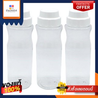 ขวดน้ำทรงกลม PIONEER รุ่น PNP3503/2X3 (แพ็ก 3 ใบ) สีขาวRound Water Bottle PIONEER PNP3503/2X3 (Pack 3 Pcs.) White