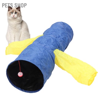  Pets Shop อุโมงค์สัตว์เลี้ยงขนาดเล็กตลกพับได้ทนต่อการฉีกขาดแบบพกพา 3 วิธีในร่ม Cat Tunnel ของเล่นสำหรับลูกสุนัขลูกแมวกระต่าย