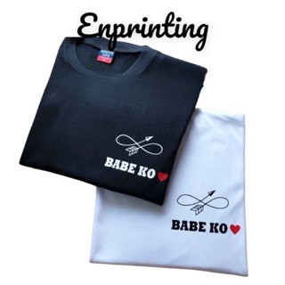 BABE KO WITH HEART COUPLE TSHIRT TEES UNISEX HIGHQUALITY(SOLD PER PIECE)_02