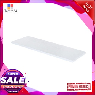 WOOD แผ่นชั้นไม้เมลามีน STACKO 80x20x1.6ซม. สีขาวเอเวอลินWOOD FLOATING SHELF WITH MELAMINE TOP STACKO 80X20X1.6CM WHITE