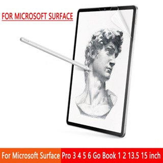 ฟิล์มกันรอยหน้าจอ เนื้อแมตต์ ป้องกันแสงสะท้อน สําหรับ Microsoft Surface Pro 3 4 5 6 Go 2 3 Pro X 8 2 ชิ้น