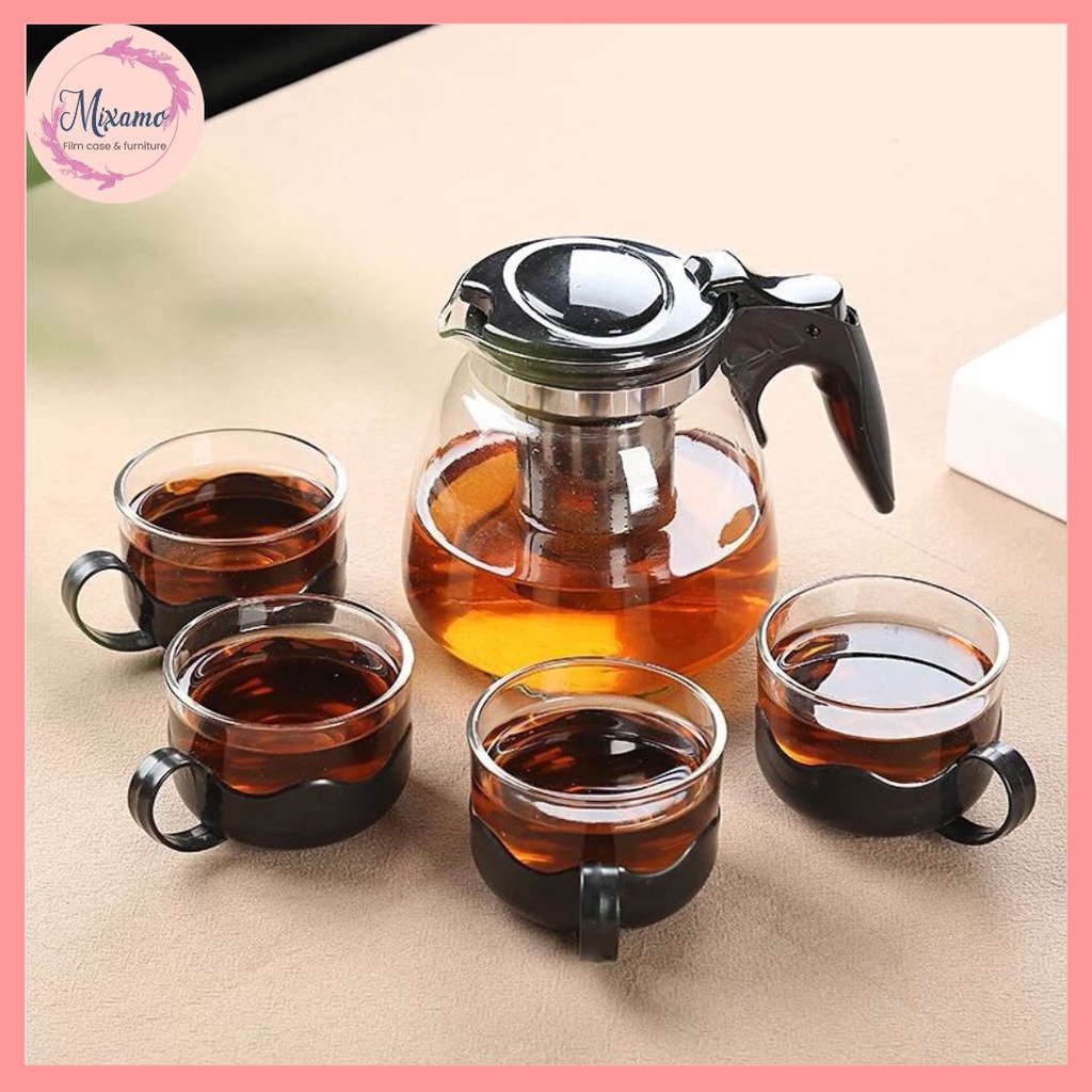 --MXM--กาน้ำชา 900/500ml/1000ml./1100ml. กากรองชา กาน้ำชาพร้อมไส้กรอง กาน้ำทรงกลม กาน้ำสแตนเลส กาน้ำชงชาสแตนเลส #X-0006