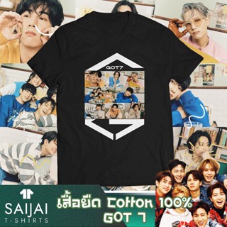 เสื้อยืดแขนสั้น Kunio-GOT7 JAYB MARK JACKSON JINYOUNG YOUNGJAE BAMBAM YUGYEOM NANANA T-Shirt