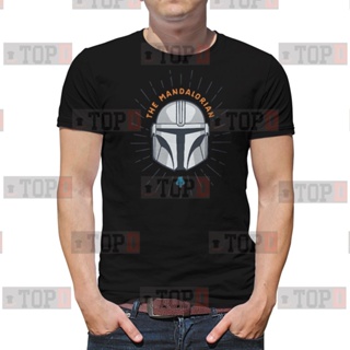 Star Wars The Rise of Skywalker Mandalorian Cartoon Helmet unisex men t-shirt_04