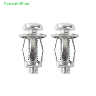 Newsandthen 10 ชิ้น M5 / M6 แจ็ค น็อต รถ โลหะ สกรูกลีบดอกไม้ น็อต สกรู สําหรับผนังกลวง เหล็ก ผิวดี