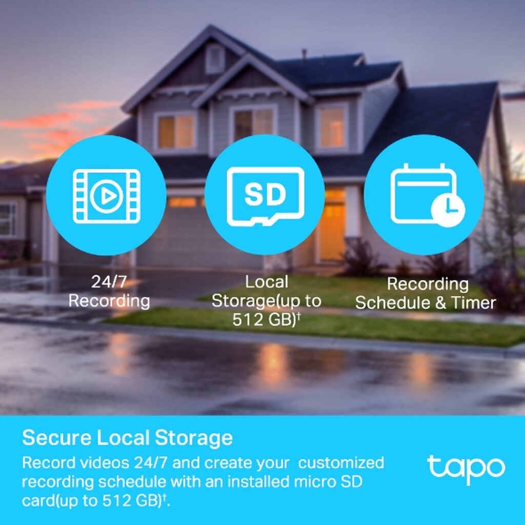 🛵มีส่งด่วน💨  TP-LINK TAPO C500 PAN TILT Security WiFi Camera กล้องวงจรปิดภายนอก รับประกัน 2 ปี