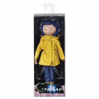 【Ready Stock】6" Bendy Coraline PVC Action Figure  Model Doll Yellow Raincoat Ver F Collection