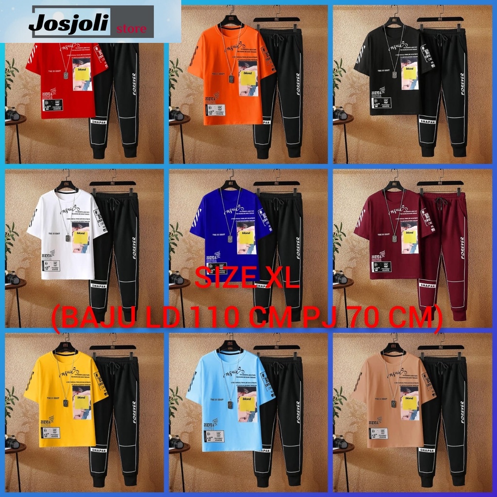 JOSJOLI_STORE/Huohuo Suit/One Set of Tops and Bottoms for Adult Men/L XL