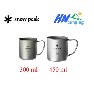 Snowpeak Titanium single wall cup mug แก้วน้ำไทเทเนียม