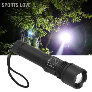 Sports Love ไฟฉาย LED Telescopic ไฟฉายมือถือ ไฟฉายล่าสัตว์กันน้ำ อุปกรณ์แสงสว่างกลางแจ้ง