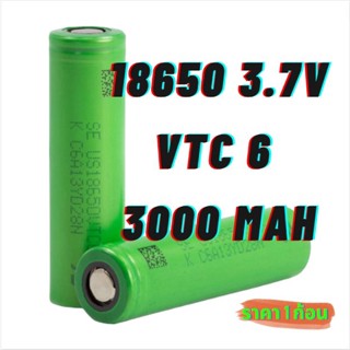 3.7V 3000 MAh แบตเตอรี่ชาร์จ18650แบตเตอรี่18650 VCT6  เปลี่ยนแบตเตอรี่ Li-Ion แบตเตอรี่สำหรับ Sony เครื่องมือไฟฉาย