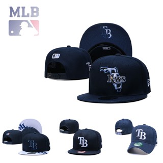 หมวกเบสบอล MLB Tampa Bay Rays Snapback สามารถปรับได้ เหมาะกับใส่กลางแจ้ง สําหรับผู้ชาย และผู้หญิง