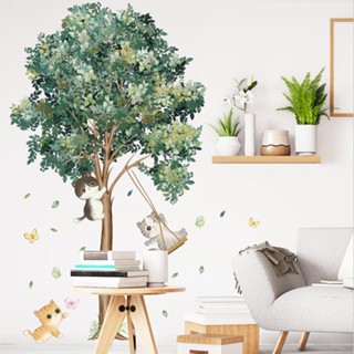 สติ๊กเกอร์ติดผนัง ลายดอกไม้ ต้นไม้ สติกเกอร์แต่งผนัง ติดเองง…