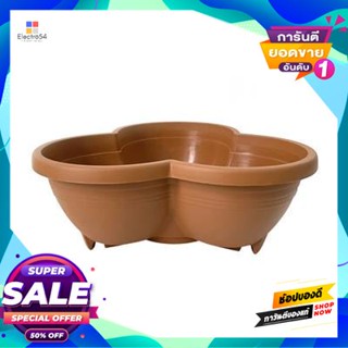 Vertical กระถางต้นไม้แนวตั้ง  รุ่น KD3332T ขนาด 21.8 นิ้ว สีน้ำตาล Vertical Plant Pot FONTE KD3332T Size 21.8 Inch Brown