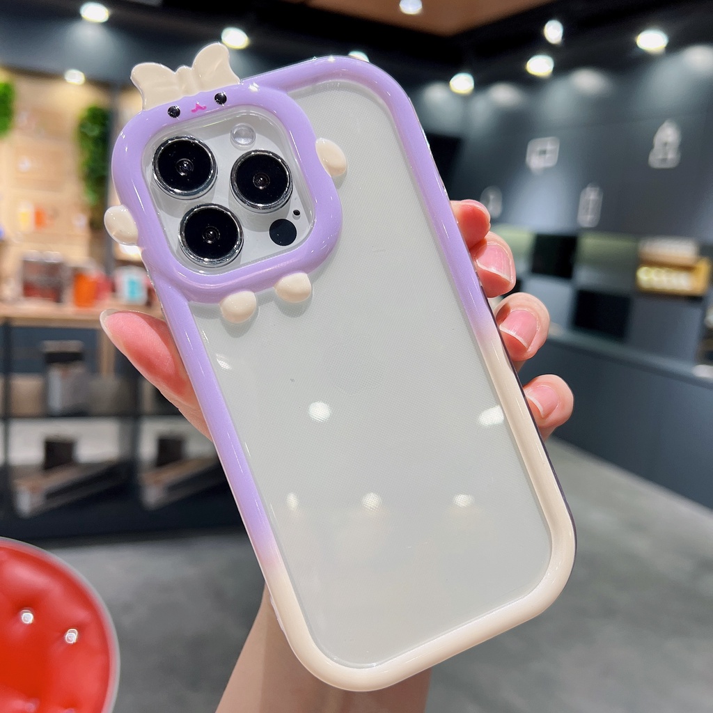 Pho* i13, i13pro, i13pro max, i14pro, i14pro max เคสโทรศัพท์ TPU monster