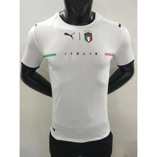 [Player Version] 2122 Italian away เสื้อเชิ้ตฟุตบอล แขนสั้น สีขาว คุณภาพสูง