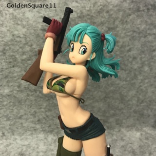 Goldensquare โมเดลฟิกเกอร์ PVC รูปการ์ตูนอนิเมะ Dragon Ball Bulma Camouflage แนวเซ็กซี่ ของเล่นสําหรับเด็ก