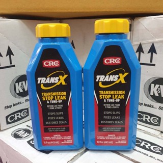 หัวเชื้อฟื้นฟูเกียร์ออโต้ CRC K&amp;W TRANS-X  ขวดฟ้า ช่วยในการซ่อมแซมและฟื้นฟูเก auto-oils-fluids-additives T1