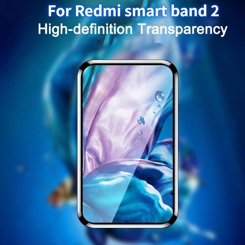 ฟิล์มกันรอยหน้าจอนาฬิกาข้อมือ ไม่ใช่กระจก สําหรับ Redmi Smart band 2 Xiaomi Smart band 8 Active Explosion-proof PMMA 1 ชิ้น