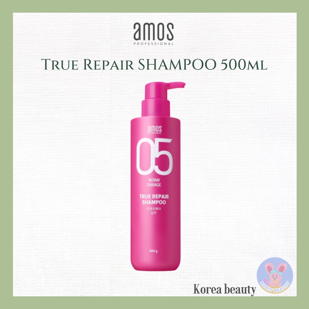 [AMOS] True Repair SHAMPOO 500ml hair loss / anti hair loss / hair loss serum / amos / amos shampoo / amos professional / amos professional shampoo