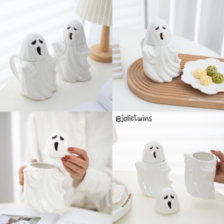 พร้อมส่ง👻 Ghost Mug แก้วน้ำ แก้วนม แก้วมัค