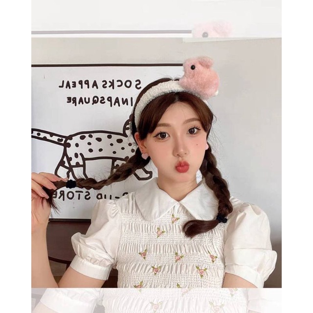 DHA-ที่คาดผม ที่คาดผมกระต่ายขนนุ่มมาใหม่ พร้อมส่ง - รูปที่ 4