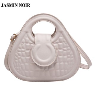 Jasmin NOIR กระเป๋าถือ กระเป๋าสะพายข้าง ลายหนังจระเข้ สําหรับผู้หญิง