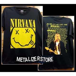 เสื้อยืด พิมพ์ลาย NIRVANA SMILE ORIGINAL Prepatant REBEL ALTERNATIVE สําหรับผู้ชาย