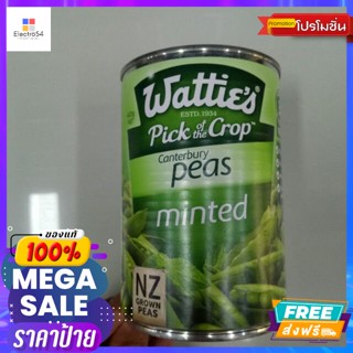 วัตถุดิบ Watties Canterbury Peas Minted ถั่วลันเตา ใน น้ำเกลือ วัตตี้ส์ 420g.Watties Canterbury Peas Minted