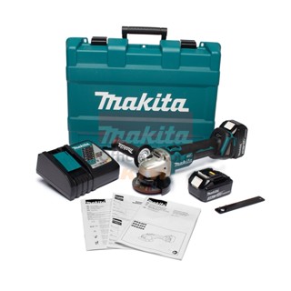 MAKITA เครื่องเจียร์ไร้สาย 4" สวิตซ์ข้าง 18V รุ่น DGA404RFE