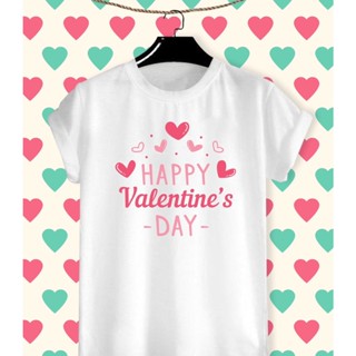 เสื้อยืดลาย วาเลนไทน์ Happy Valentine