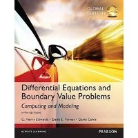 9781292108773 DIFFERENTIAL EQUATIONS AND BOUNDARY VALUE PROBLEMS: COMPUTING AND MODELING (GLOBAL EDITION)