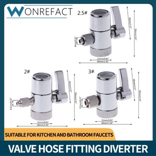 วาล์วสลับทางน้ำก๊อกซิงค์ สำหรับต่อเครื่องกรองน้ำ/สายยาง วัสด…