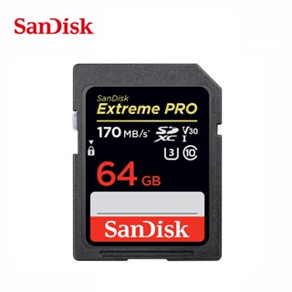 Sandisk การ์ดหน่วยความจํา sd Extreme Pro Ultra sd Card 128GB 64GB 256GB 16GB U3 U1 32GB sd Memory SDXC SDHC