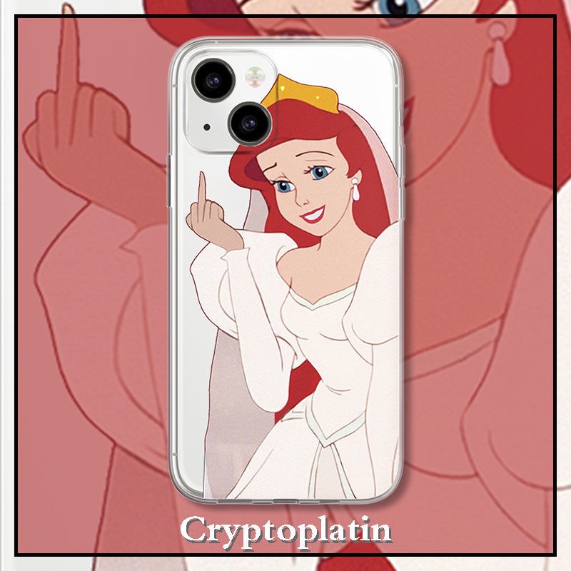 Disney เคสโทรศัพท์มือถือ ลายการ์ตูนเจ้าหญิงดิสนีย์ สําหรับ IPhone 6 6S 11 7 8 Se 2020 X XR XS Plus 12 13 14 PRO mini MAX