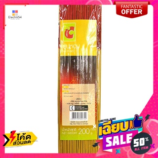 ธูปแหนบแบบกลม ขนาด 200 ก. Big C, round incense sticks, size 200 g.ธูป เทียน พระพุทธรูป และของเก