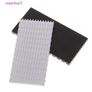 [InterfunT] แผงฮีทซิงค์ระบายความร้อน CPU ชิป IC อลูมิเนียม ขนาด 80*40*5 มม. [ใหม่]