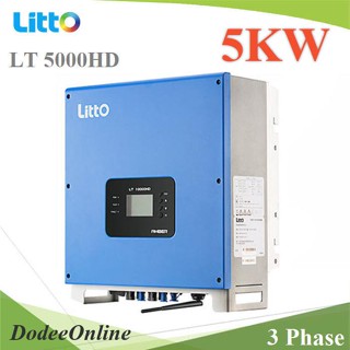 .กริดไท อินเวอร์เตอร์ Litto  3 เฟส 5000W รุ่น LT-5000HD รุ่น LT-5000HD DD