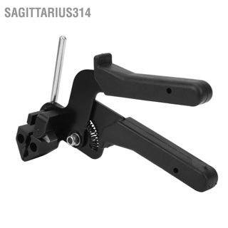 Sagittarius314 สแตนเลสสตีลเคเบิ้ลผูกปืนคีม Zip Tie คีมกระชับมัดเครื่องมือยึด