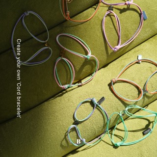 Bemet holiday party cord bracelet กำไลเชือกสี New colors (สีเชือกแจ้งในแชท) *P ทอง หมด*