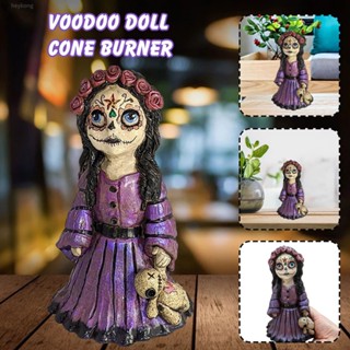 Voodoo กระถางธูปเรซิ่น รูปการ์ตูนตุ๊กตา ทนทาน สําหรับตกแต่งบ้าน ออฟฟิศ ห้องนอน โยคะ